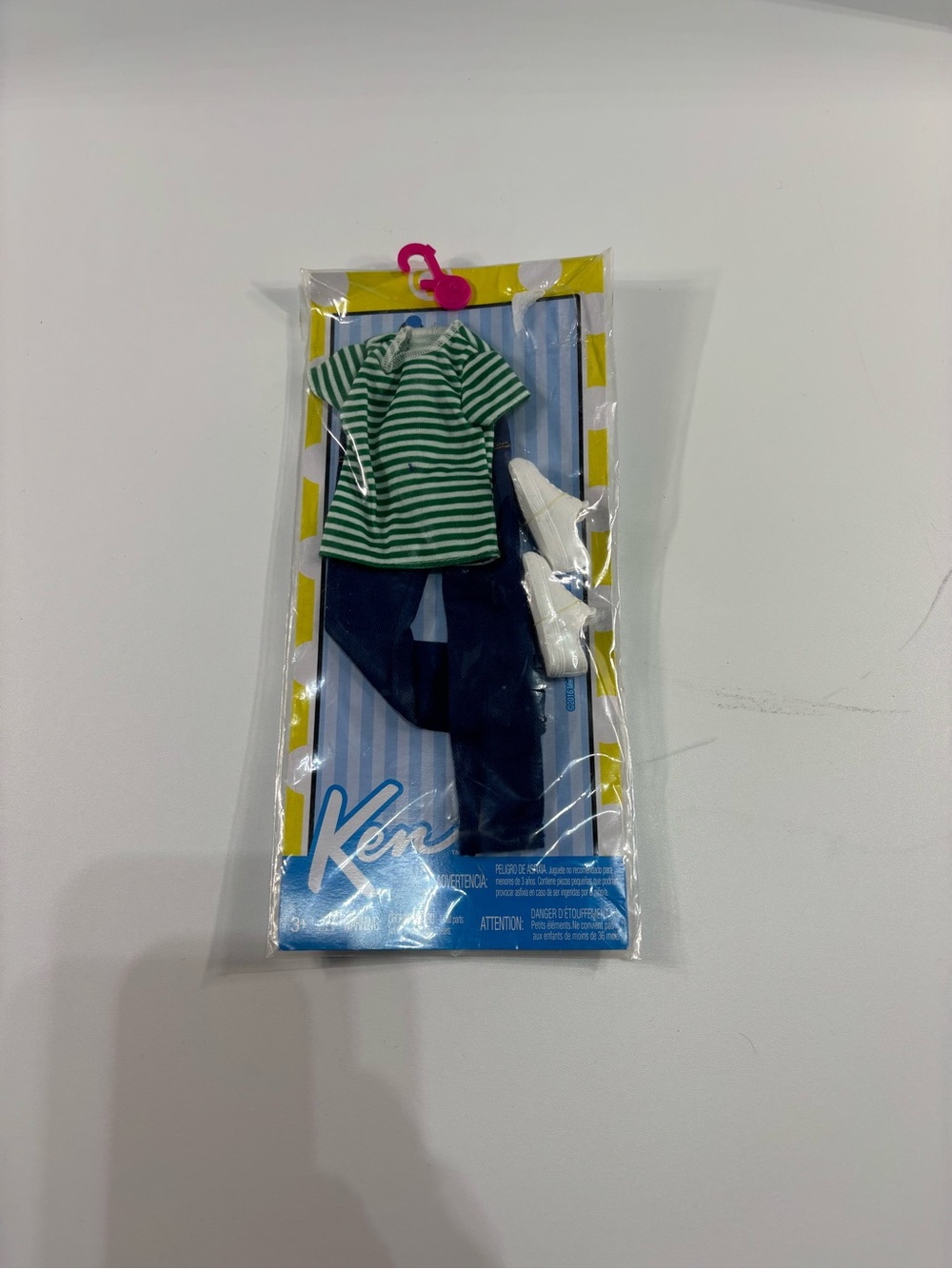 NIB 2016 Mattel Barbie Ken Casual Fashion Pack Shirt Pants Shoes